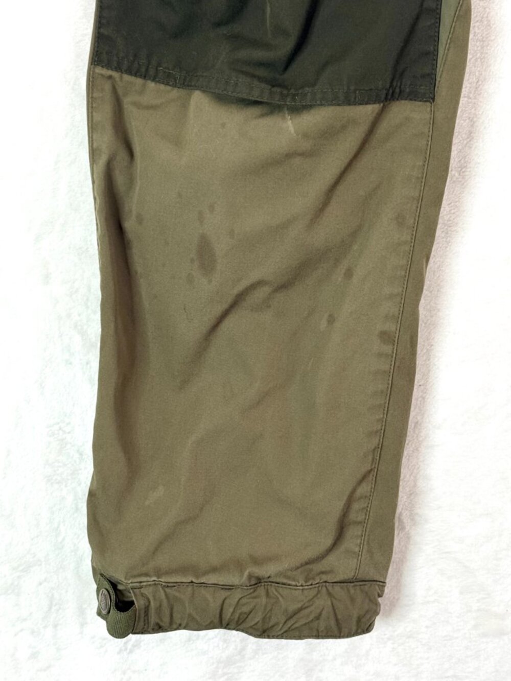 FJALLRAVEN G 1000 Ventilated Trousers Hike Trek Gorpcore Cargo Pants 30 Green - Picture 6 of 10